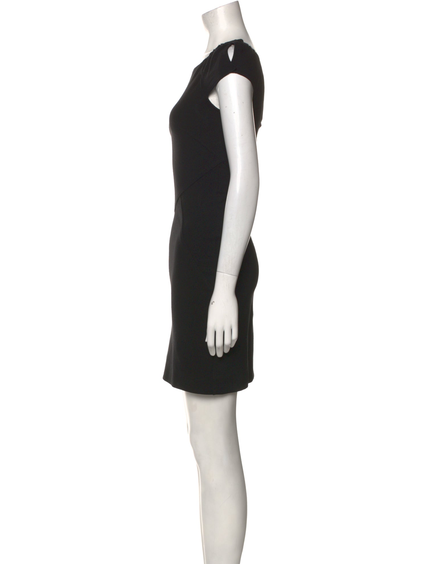 Diane von Furstenberg Bateau Neckline Mini Dress