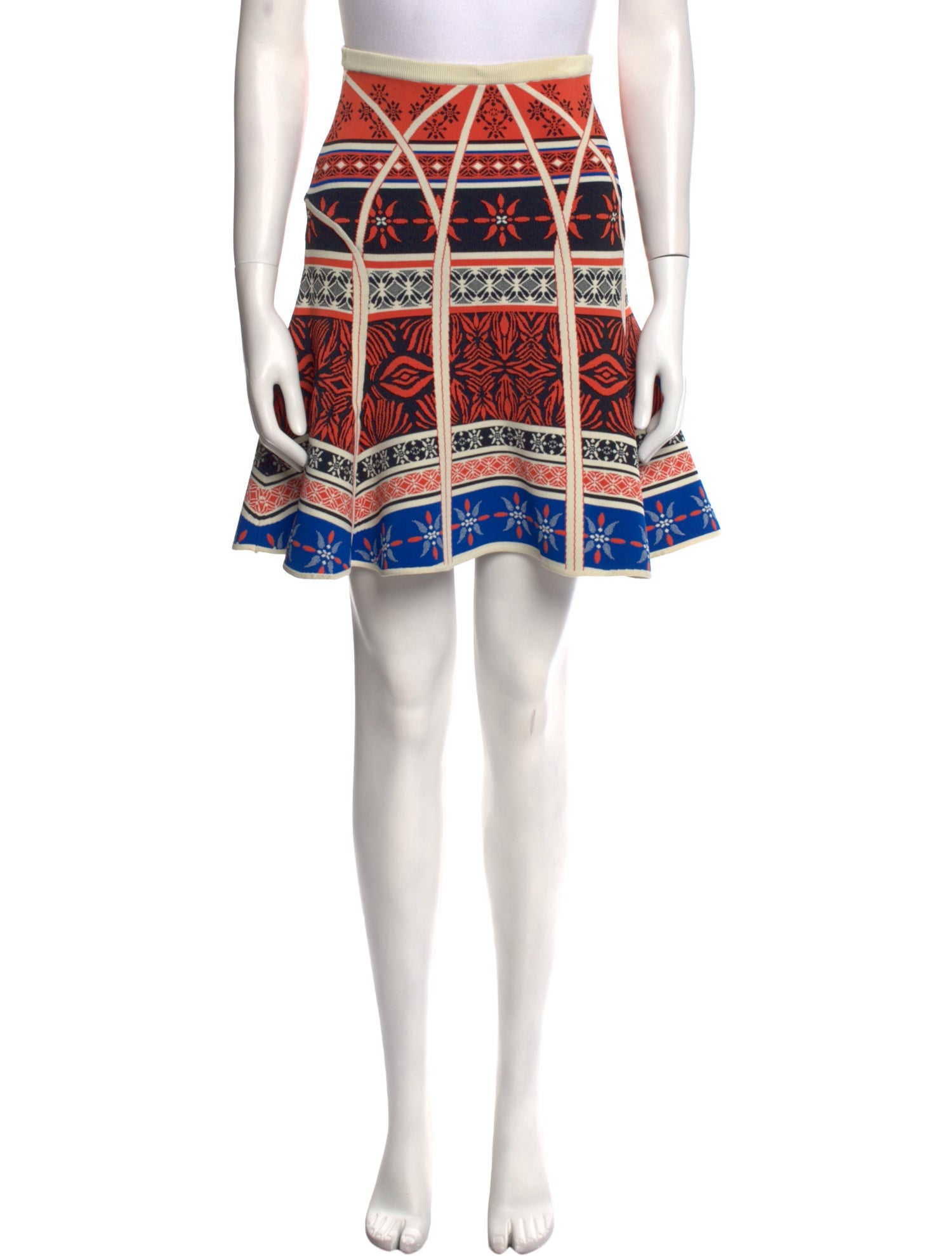 Diane von Furstenberg Printed Knee-Length Skirt