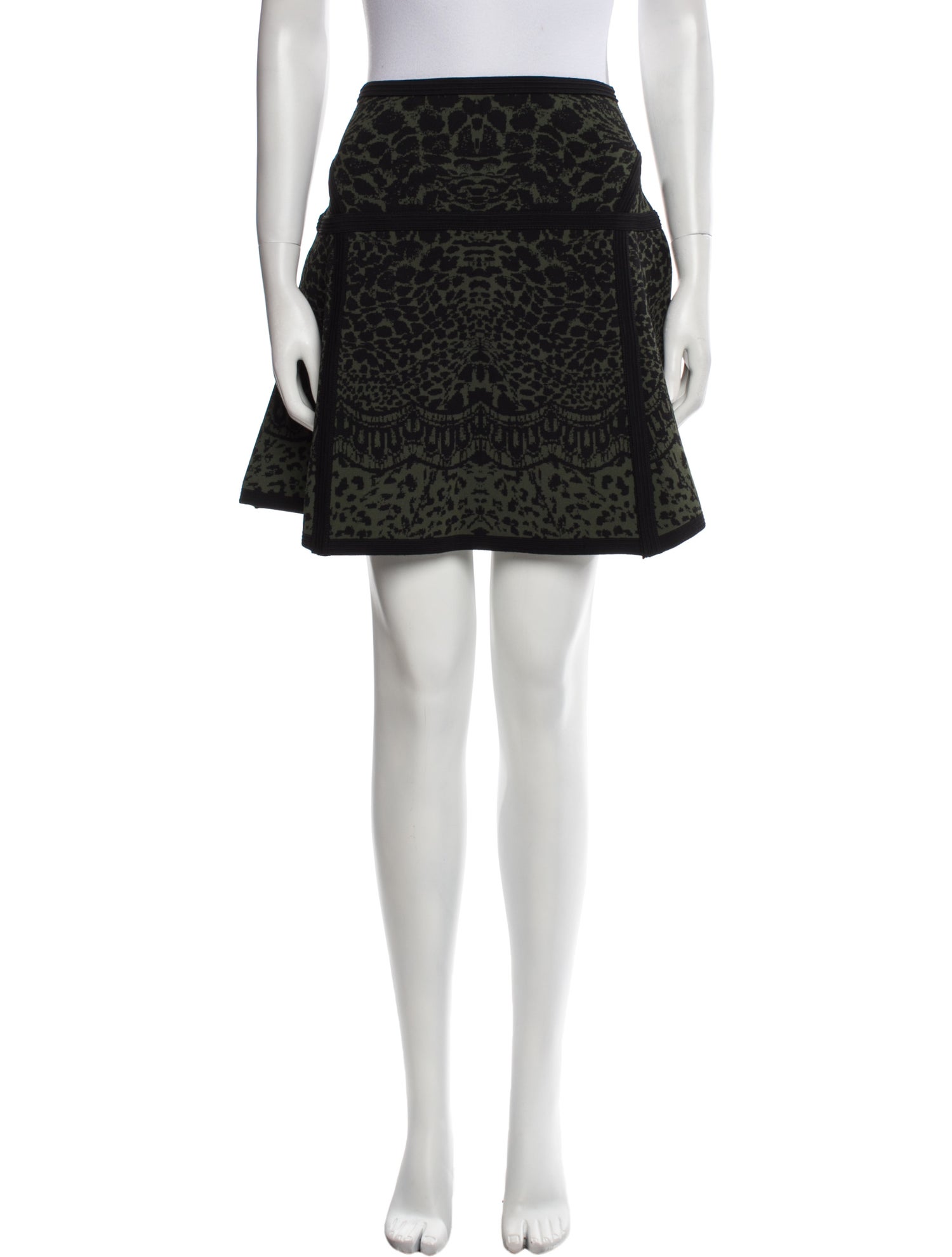 Diane von Furstenberg Animal Print Mini Skirt