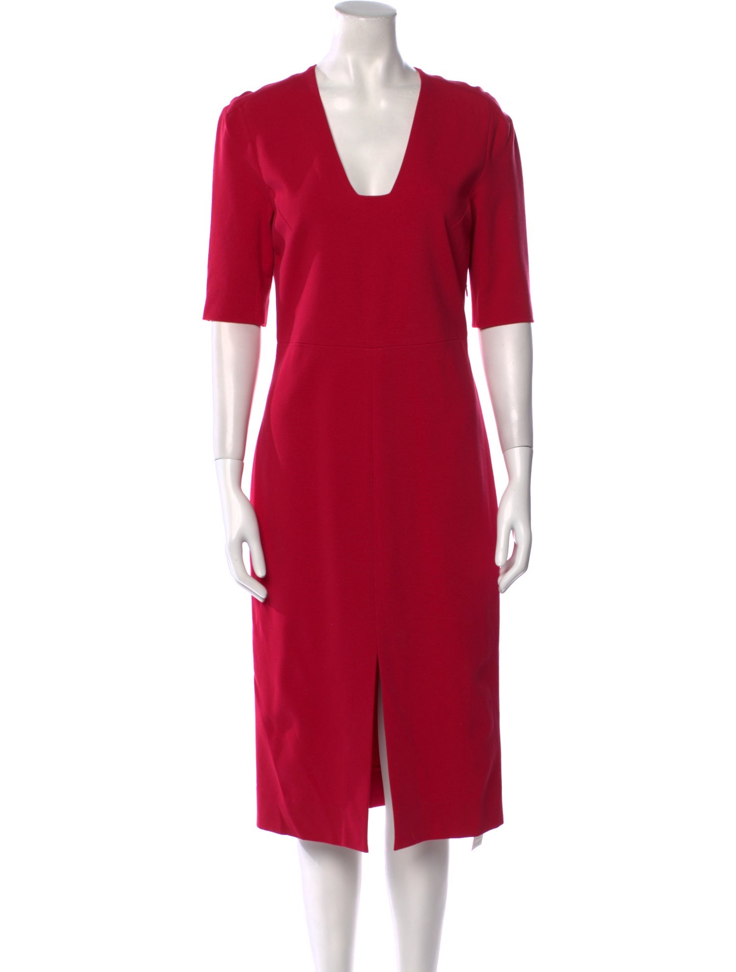 Diane von Furstenberg Square Neckline Midi Length Dress