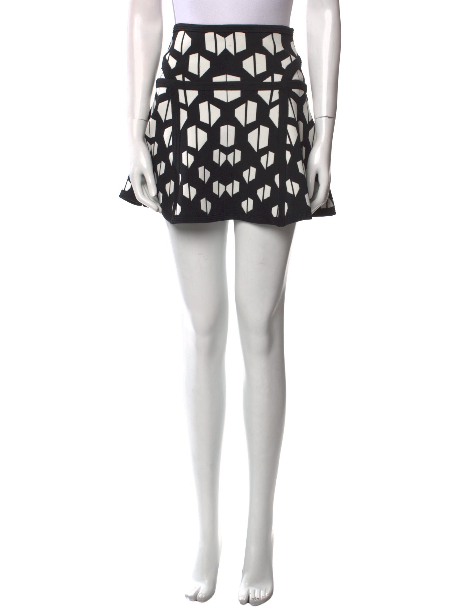 Diane von Furstenberg Printed Mini Skirt