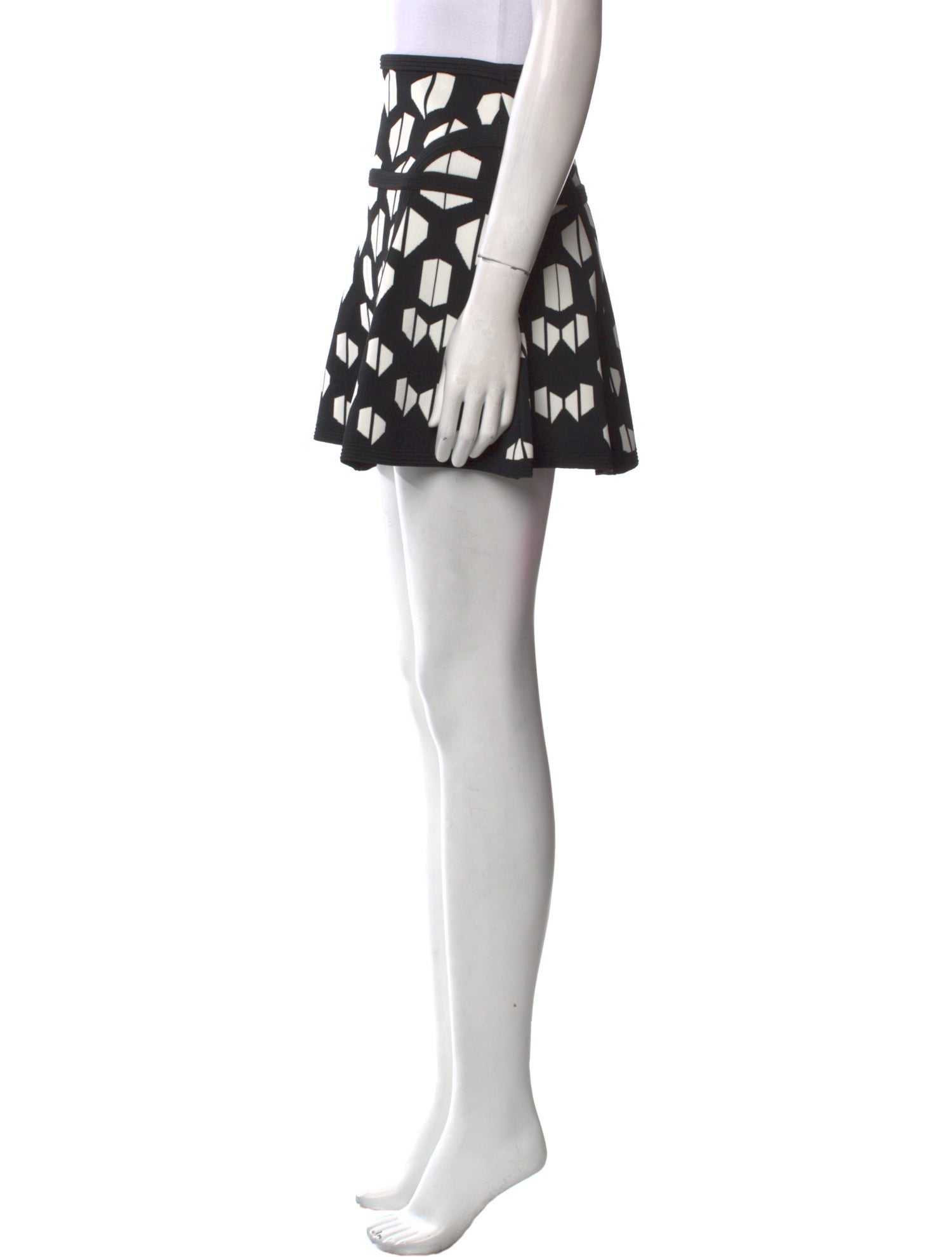 Diane von Furstenberg Printed Mini Skirt