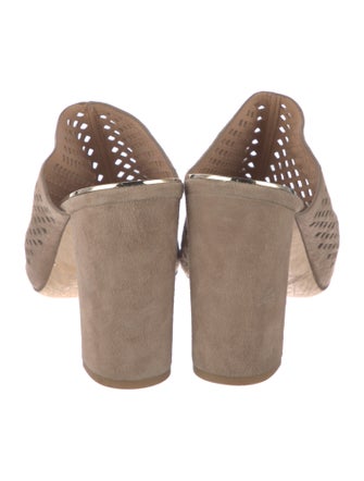 Diane von Furstenberg Suede Slides