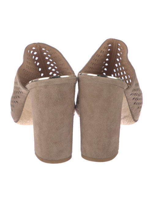 Diane von Furstenberg Suede Slides