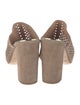 Diane von Furstenberg Suede Slides