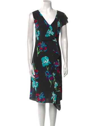 Diane von Furstenberg Silk Midi Length Dress