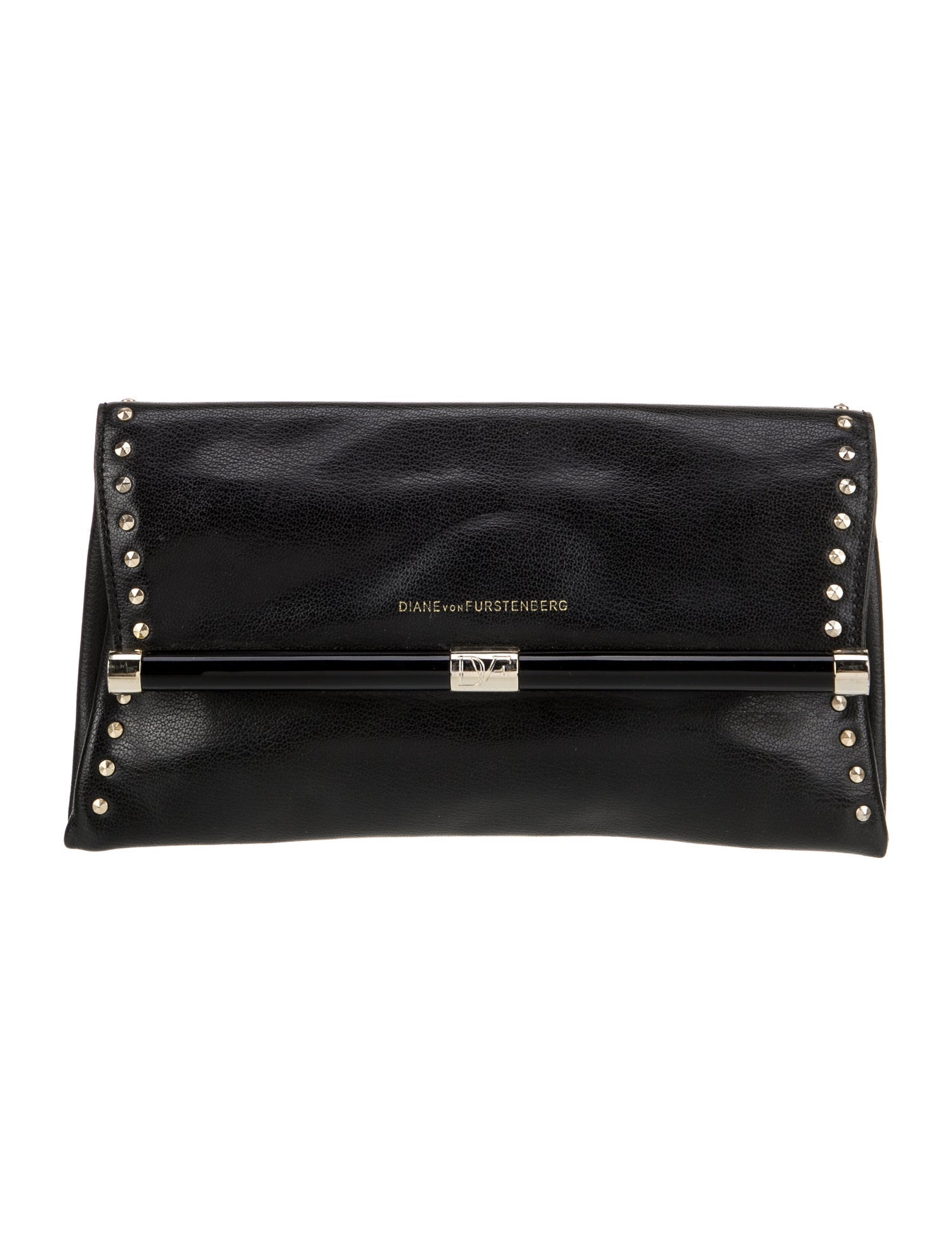 Diane von Furstenberg Leather Clutch