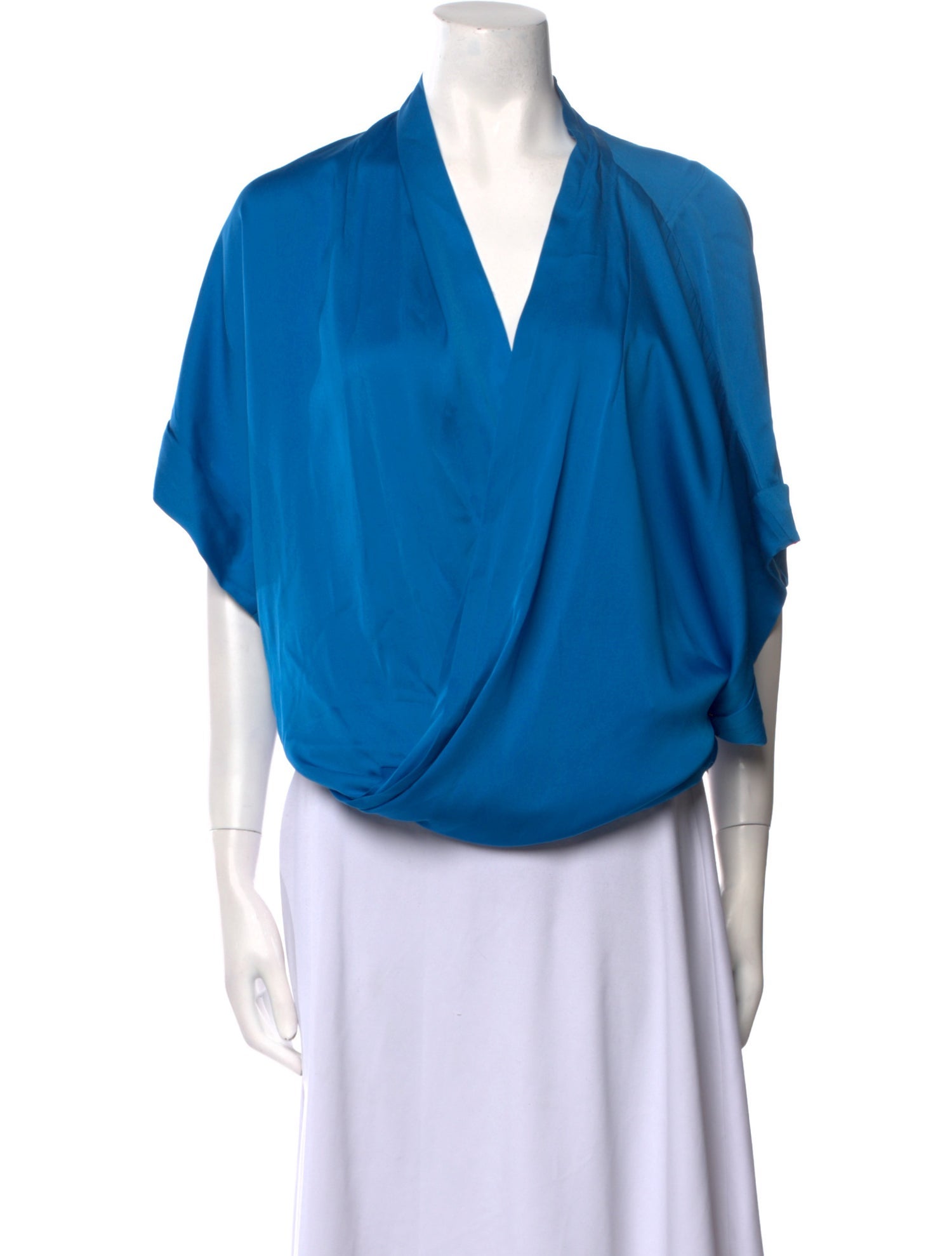 Diane von Furstenberg Silk V-Neck Blouse