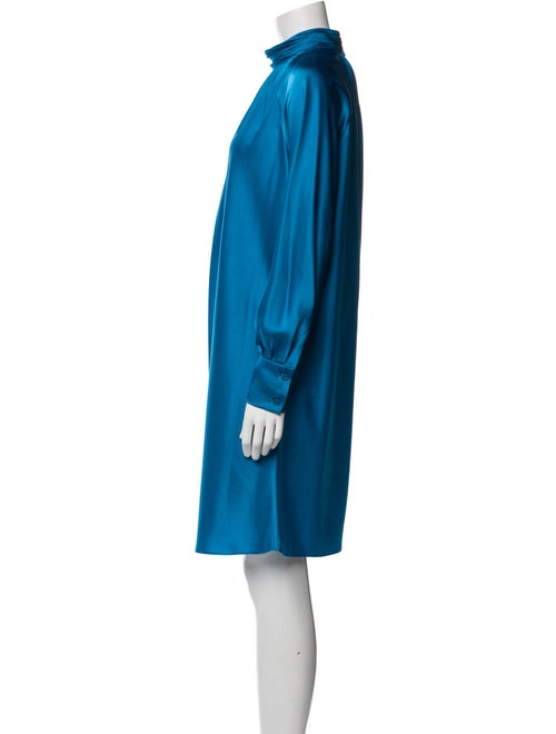 Diane von Furstenberg Mock Neck Mini Dress