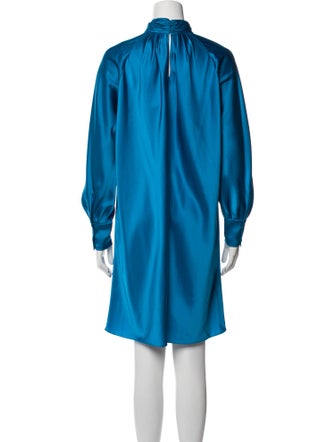 Diane von Furstenberg Mock Neck Mini Dress