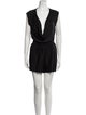 Diane von Furstenberg Silk Plunge Neckline Romper