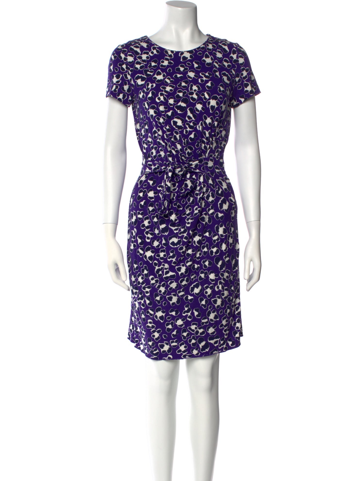 Diane von Furstenberg Floral Print Mini Dress