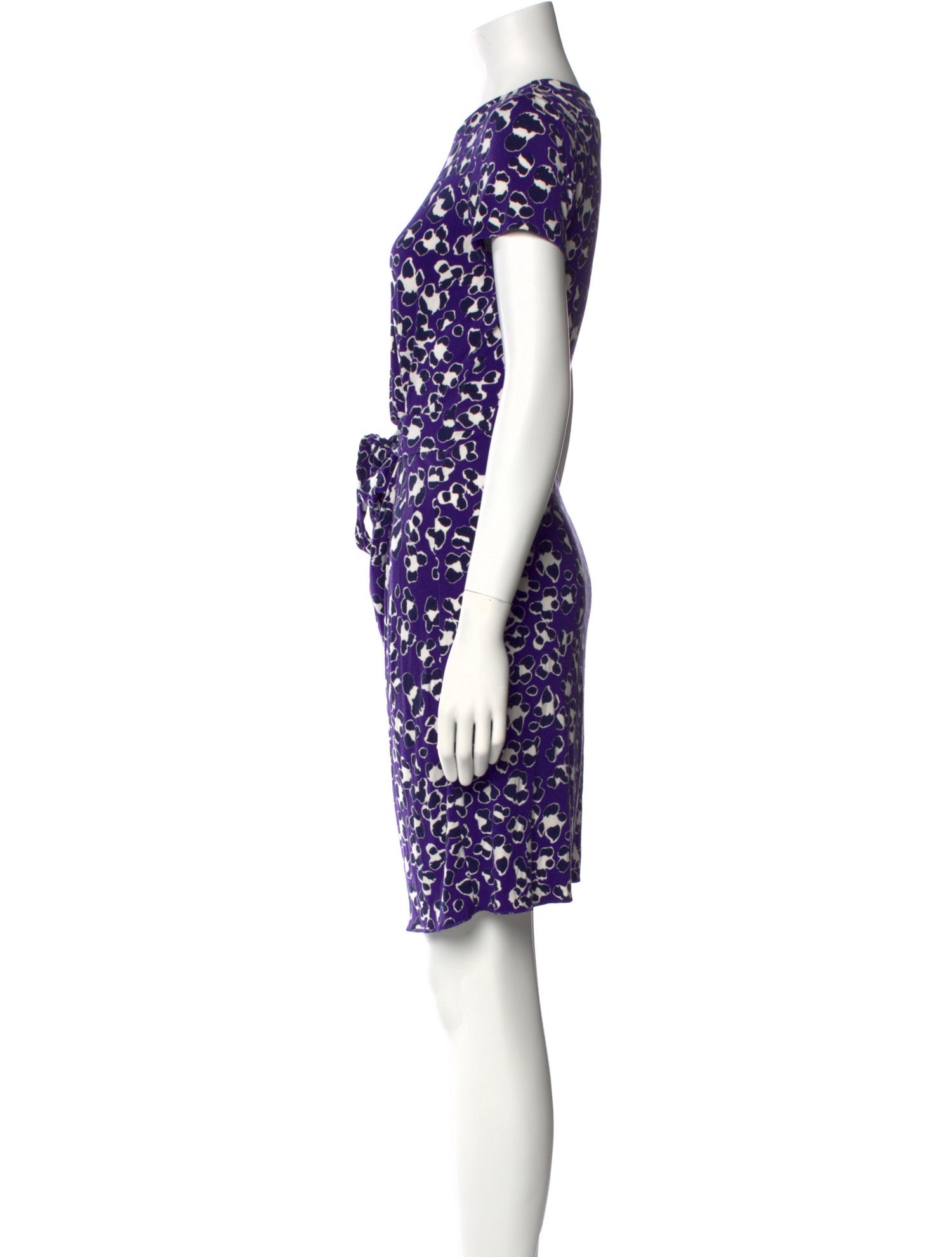 Diane von Furstenberg Floral Print Mini Dress