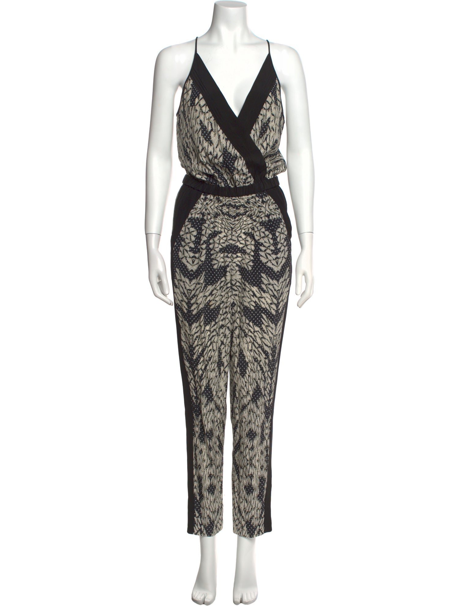 Diane von Furstenberg Silk Printed Jumpsuit