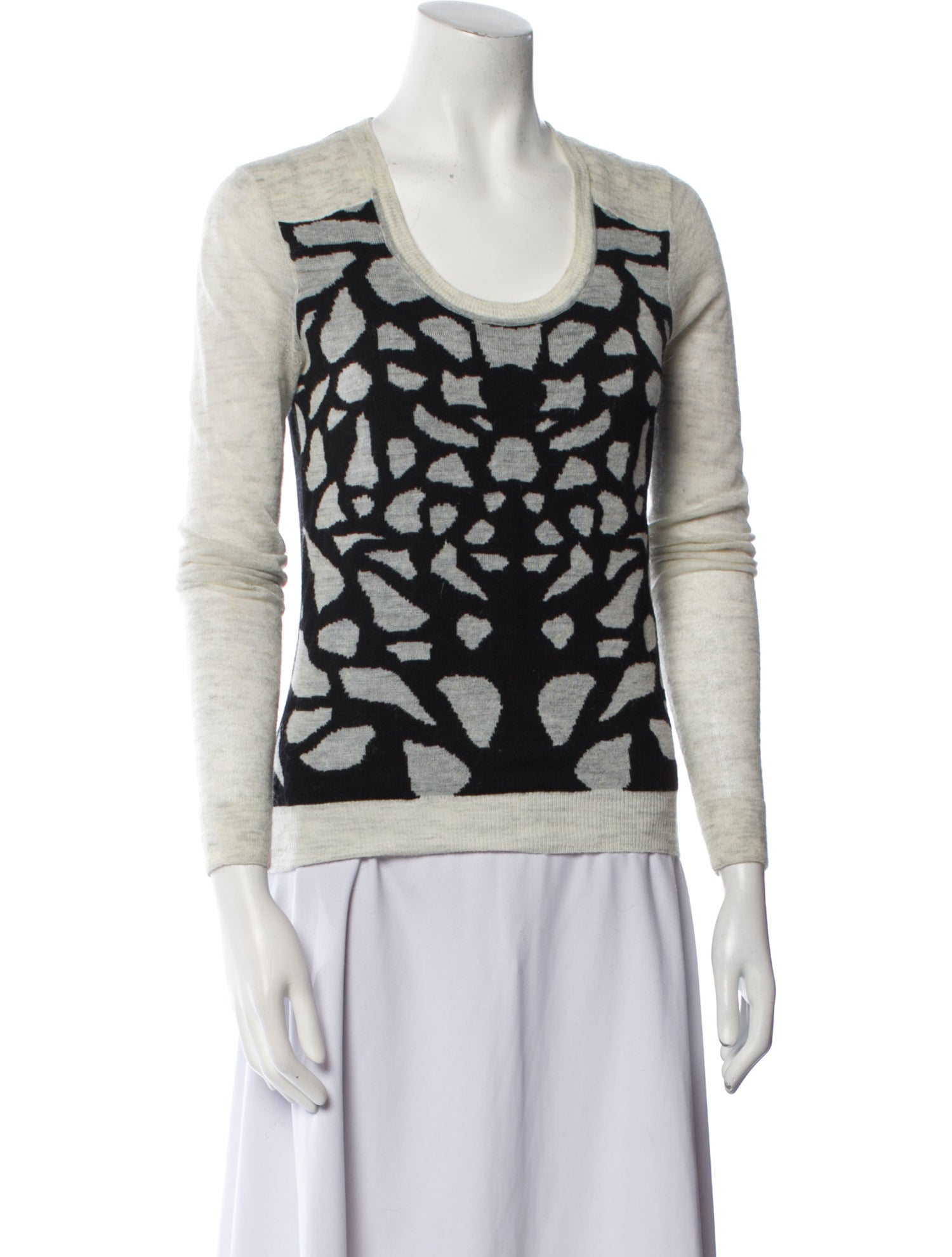 Diane von Furstenberg Wool Printed Sweatshirt