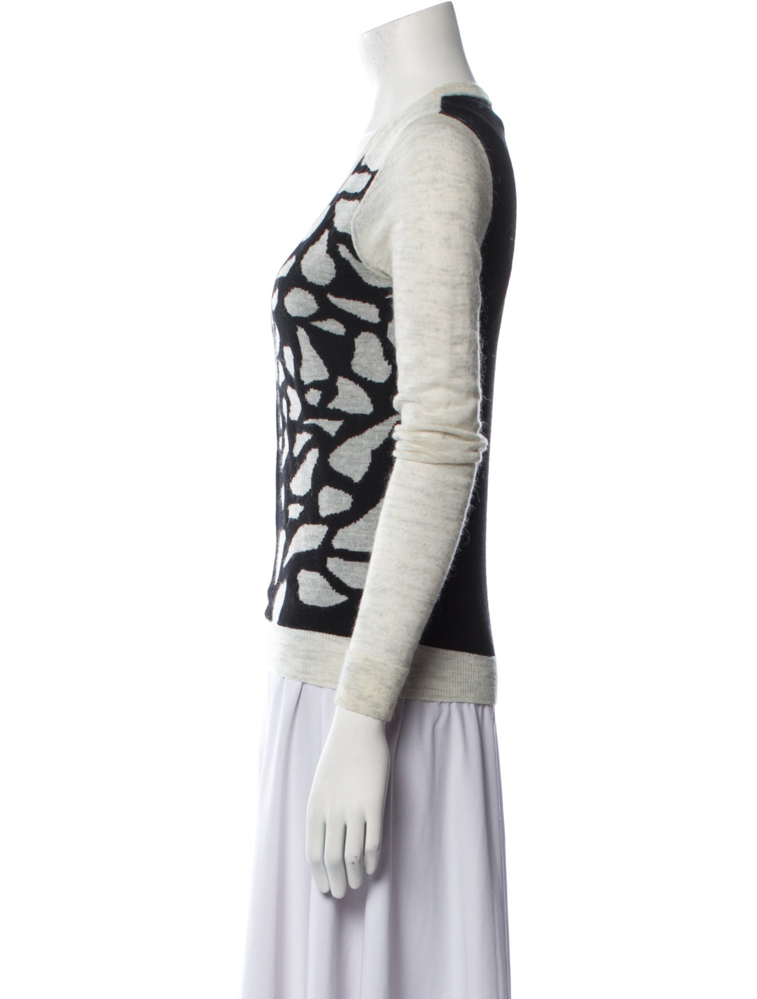 Diane von Furstenberg Wool Printed Sweatshirt