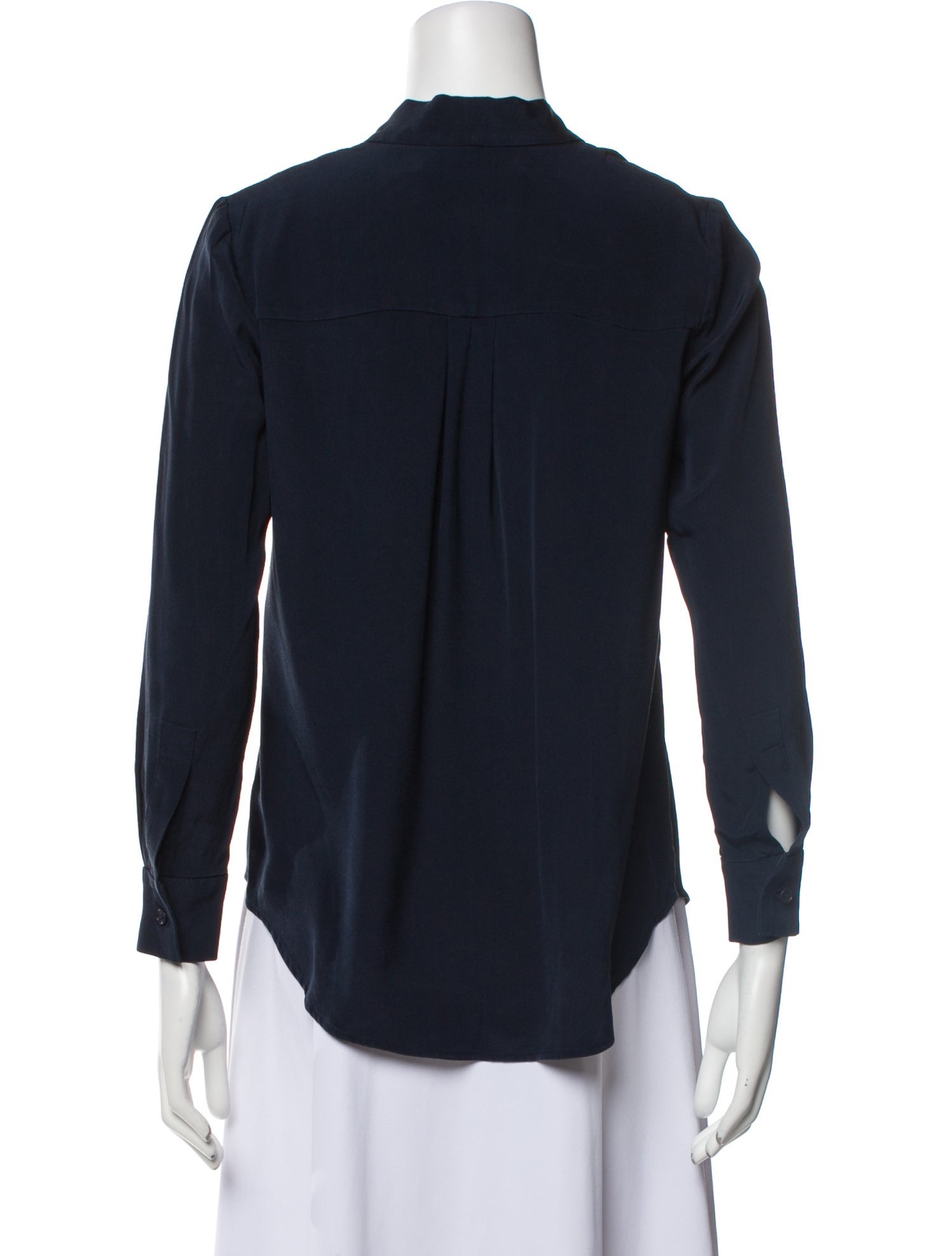 Diane von Furstenberg Silk V-Neck Blouse