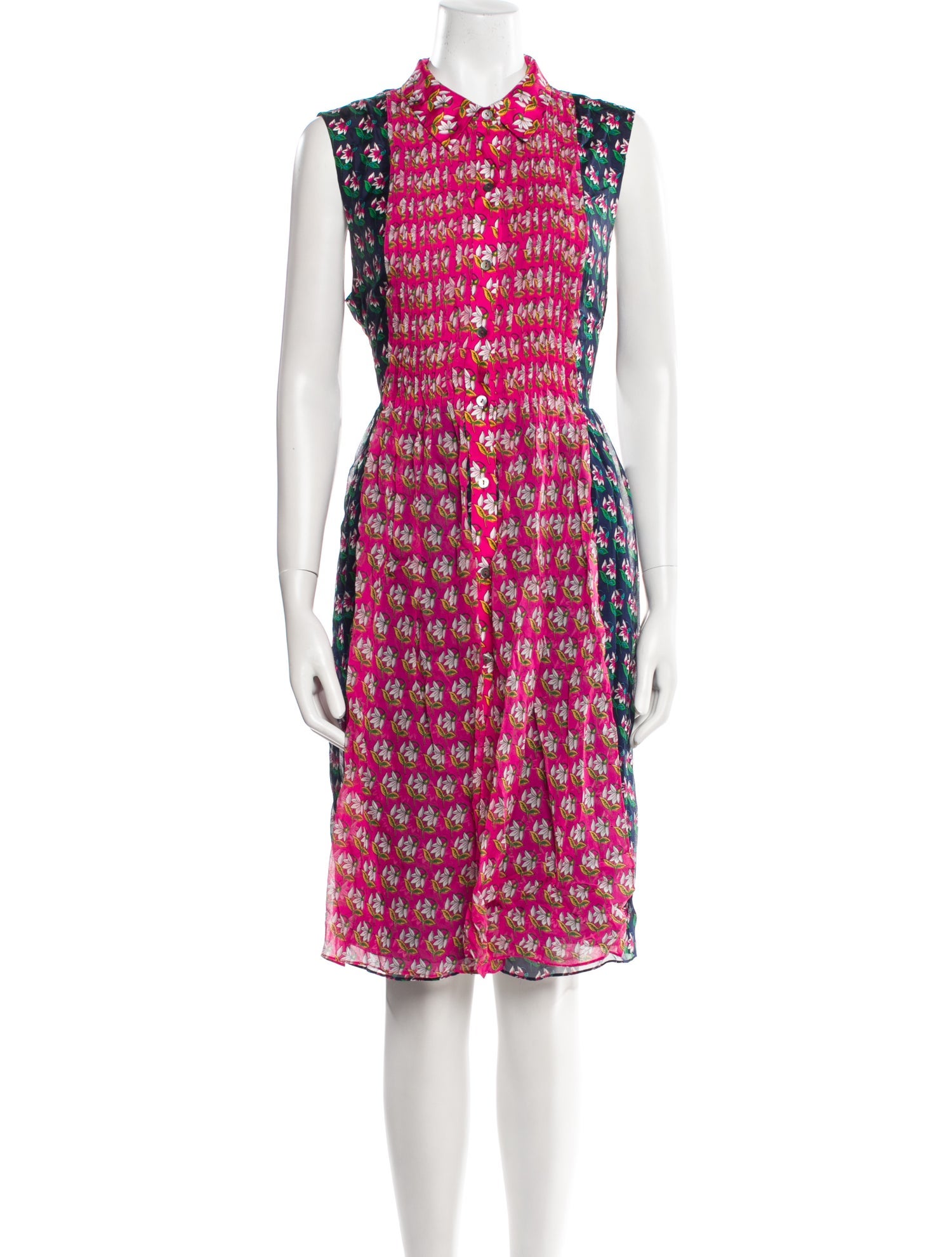 Diane von Furstenberg Silk Knee-Length Dress