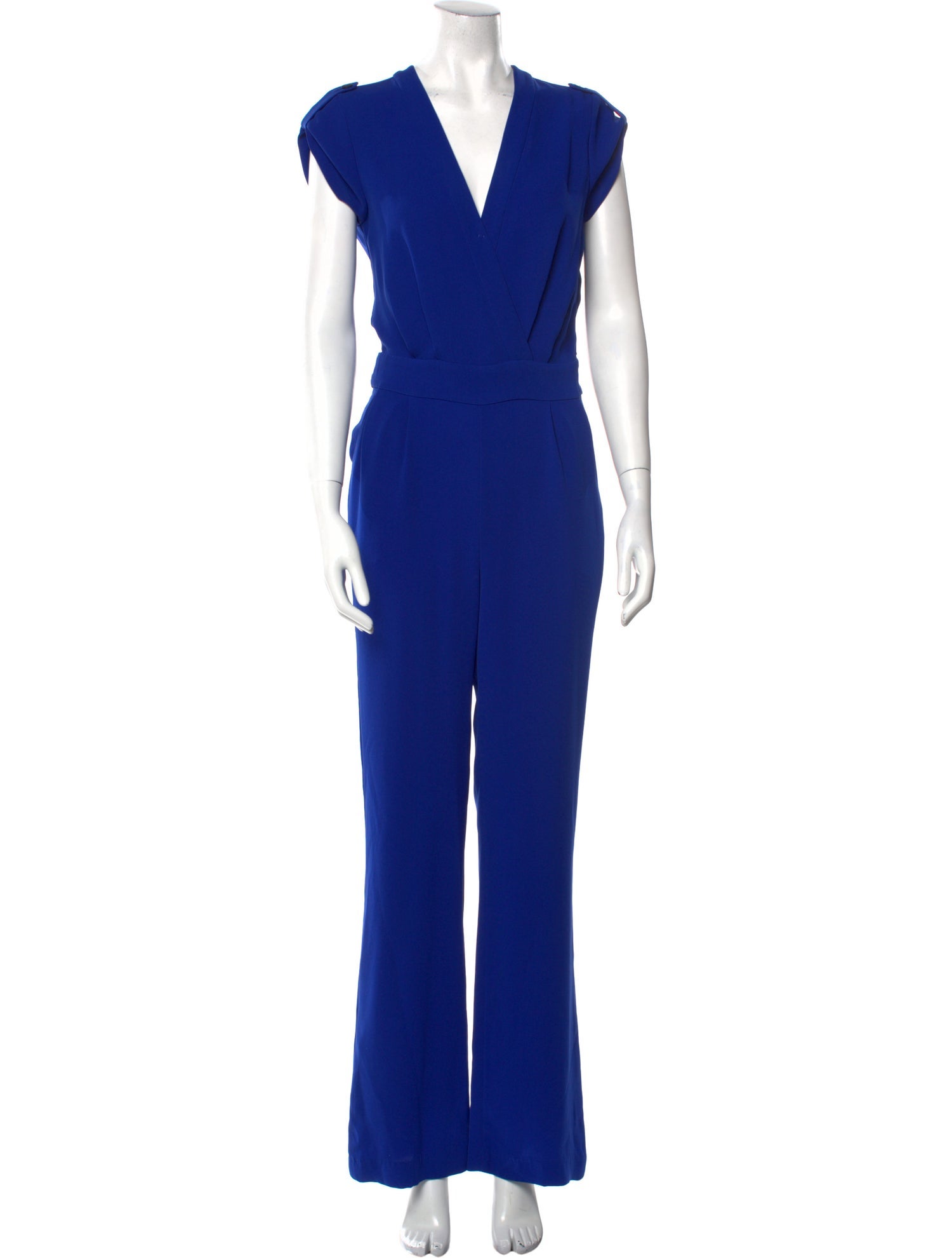Diane von Furstenberg Plunge Neckline Jumpsuit