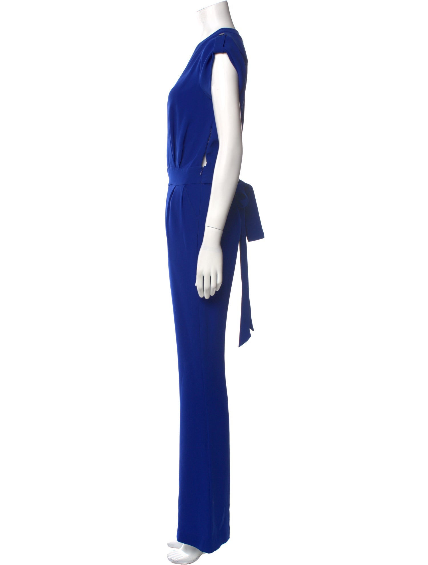 Diane von Furstenberg Plunge Neckline Jumpsuit