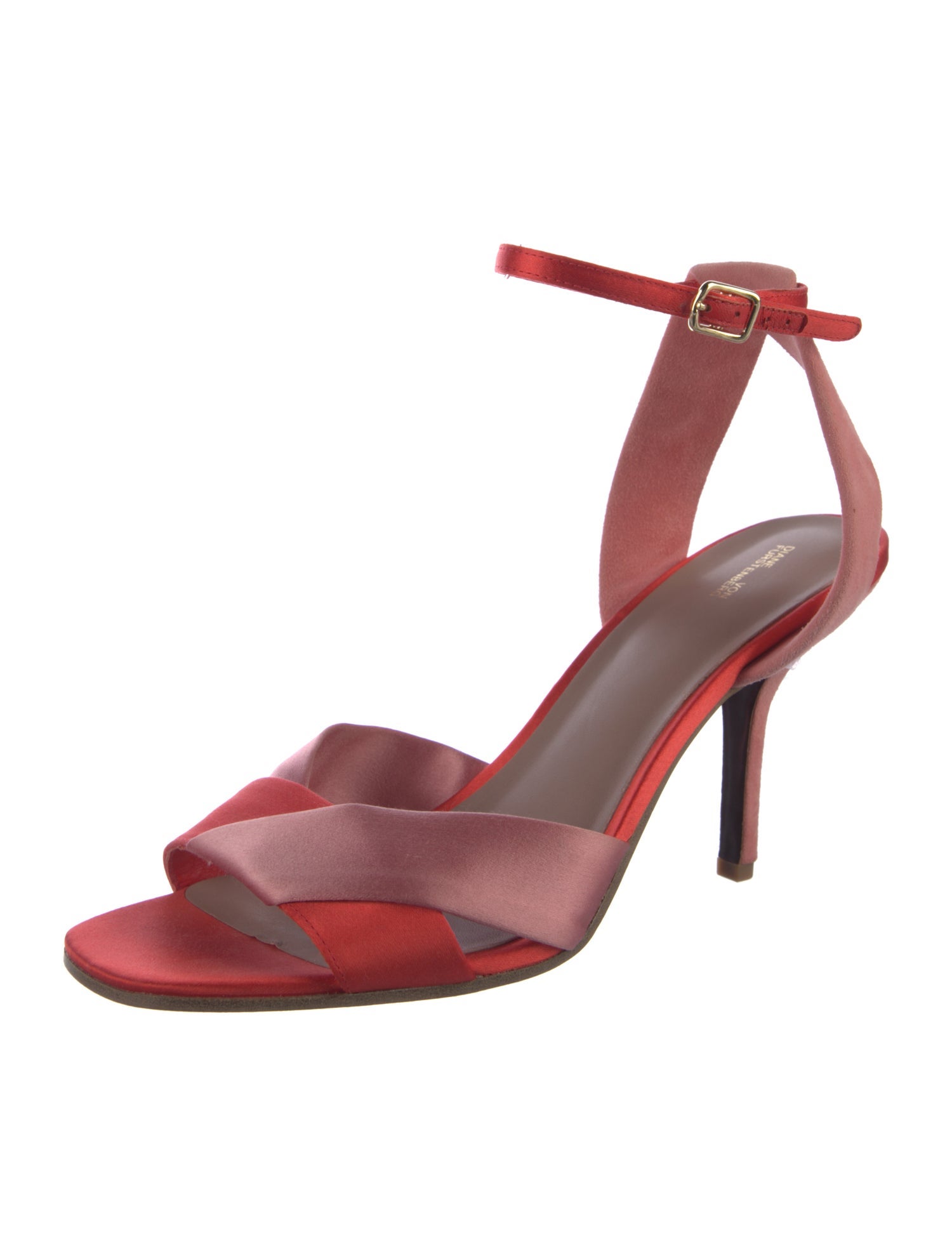 Diane von Furstenberg Satin Sandals