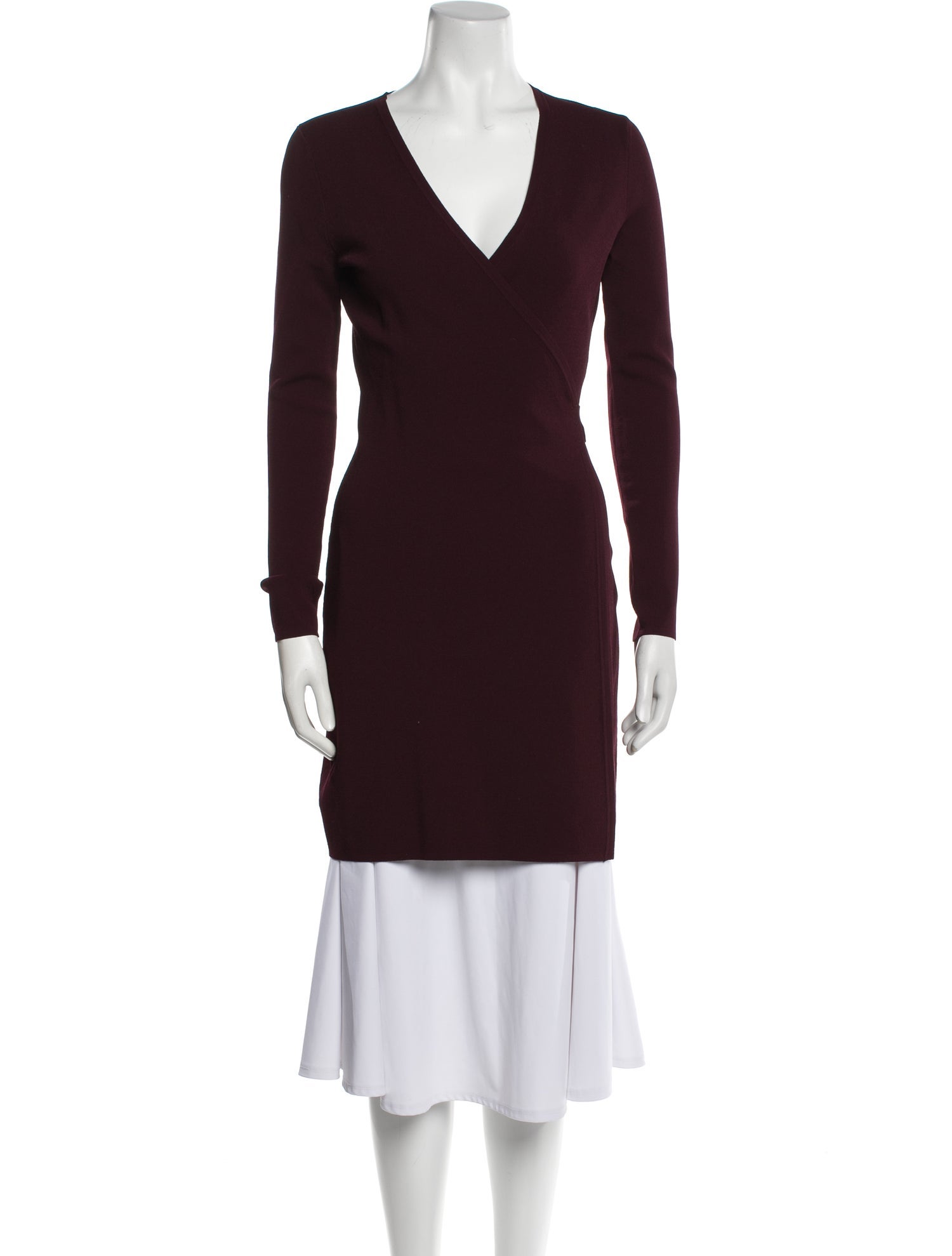 Diane von Furstenberg Ruffle Embellishment Robe