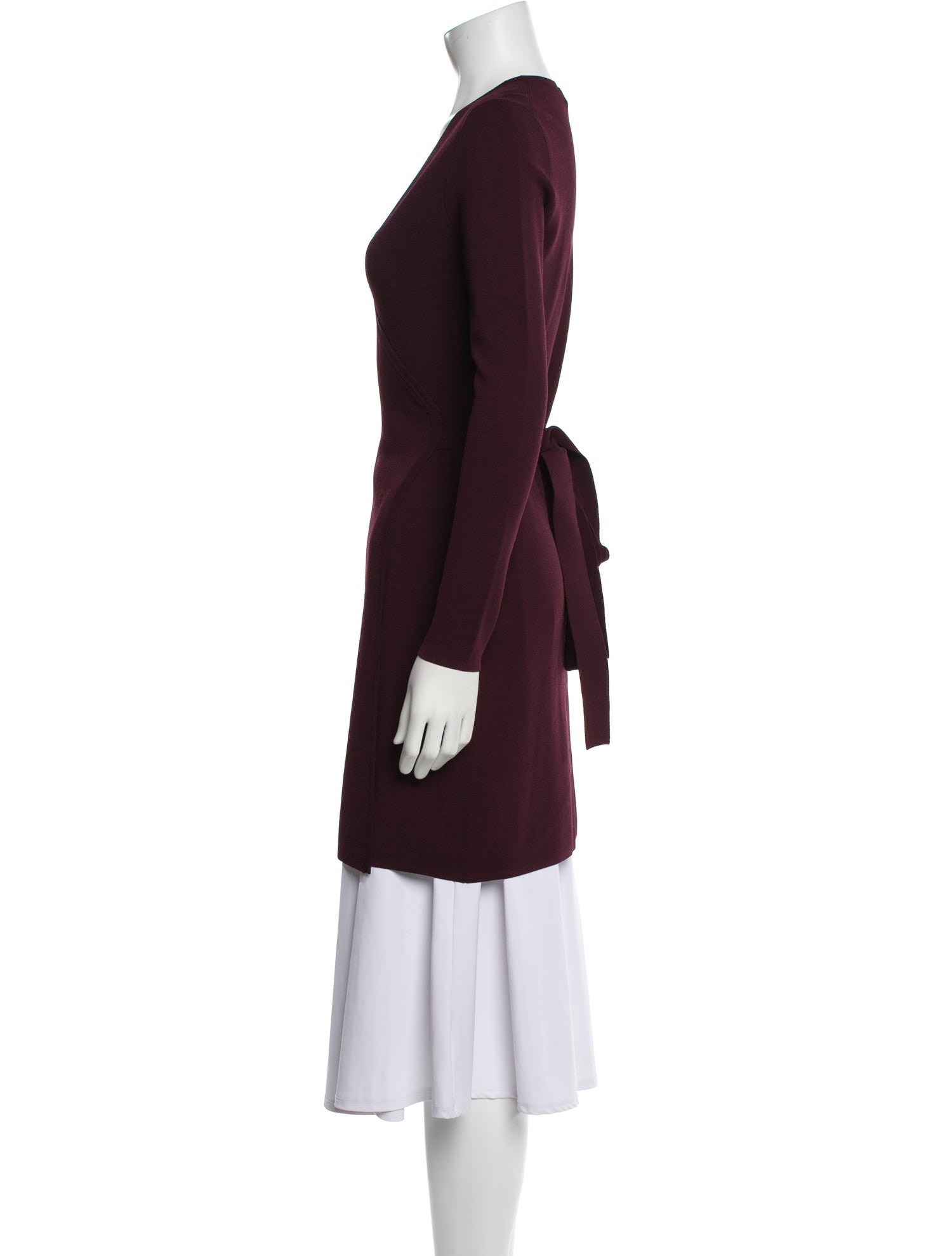 Diane von Furstenberg Ruffle Embellishment Robe