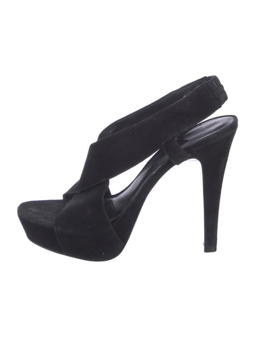 Diane von Furstenberg Suede Slingback Sandals