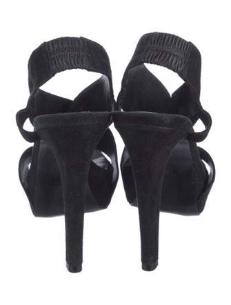 Diane von Furstenberg Suede Slingback Sandals