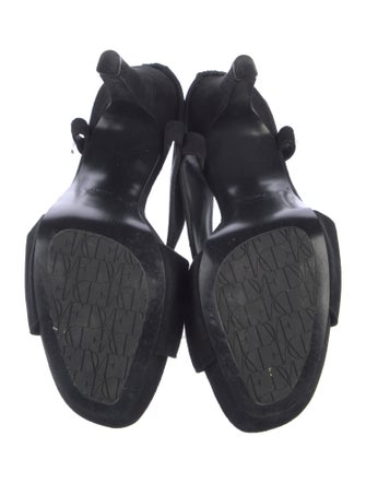 Diane von Furstenberg Suede Slingback Sandals