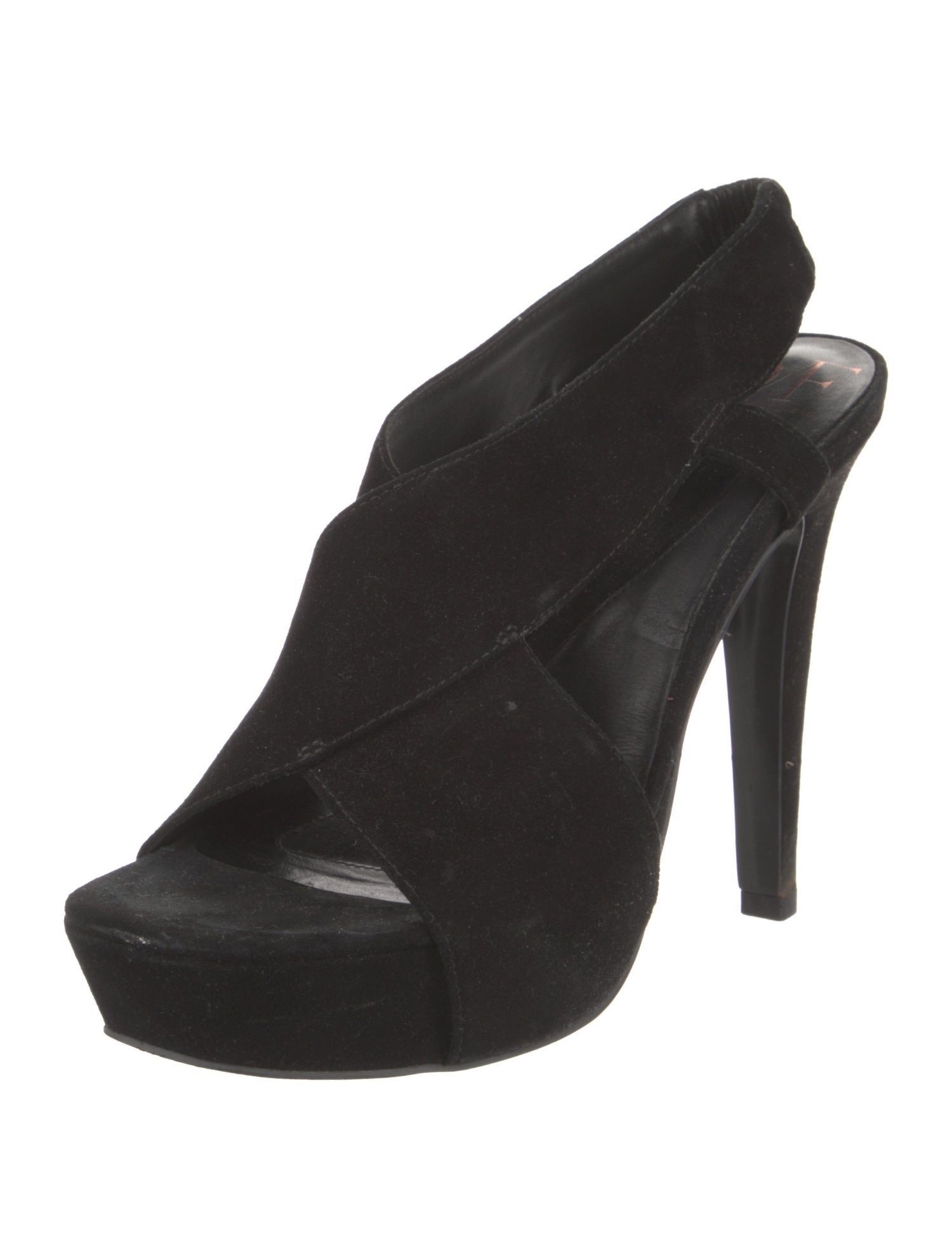 Diane von Furstenberg Suede Slingback Sandals