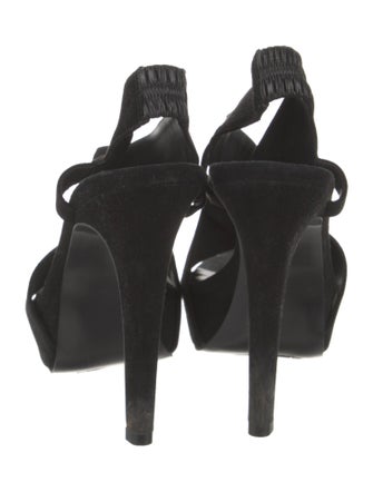 Diane von Furstenberg Suede Slingback Sandals