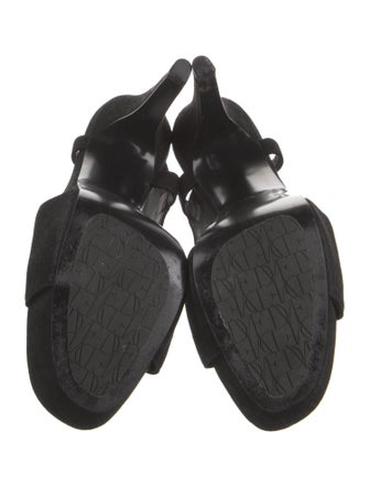 Diane von Furstenberg Suede Slingback Sandals