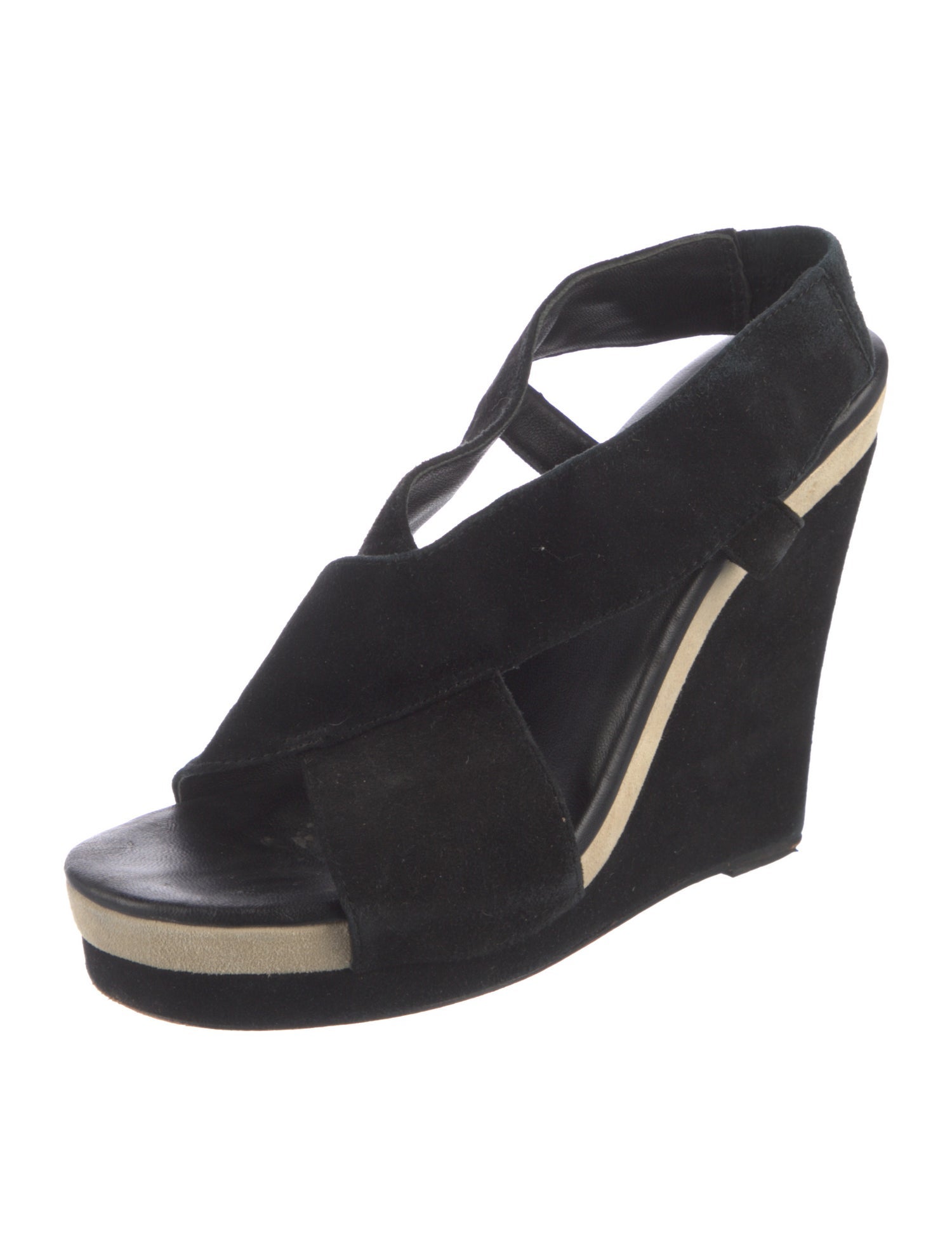 Diane von Furstenberg Suede Slingback Sandals