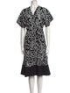 Diane von Furstenberg Printed Midi Length Dress