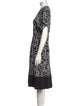 Diane von Furstenberg Printed Midi Length Dress