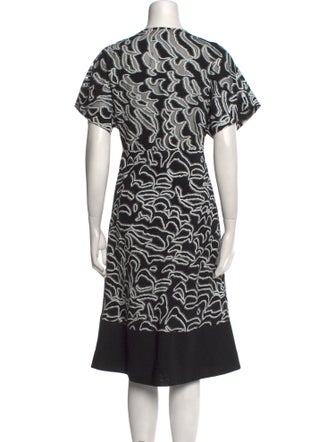 Diane von Furstenberg Printed Midi Length Dress
