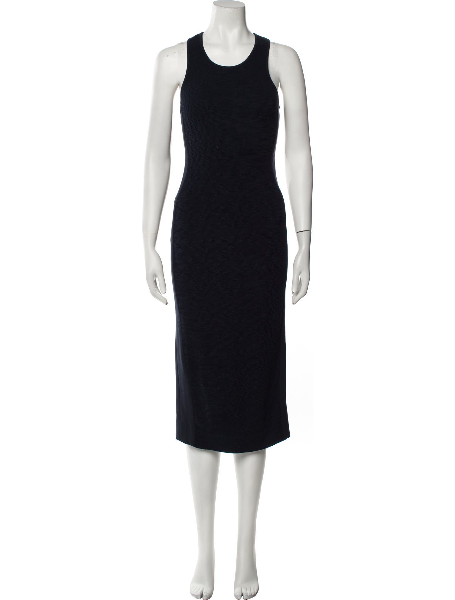 Diane von Furstenberg Scoop Neck Midi Length Dress