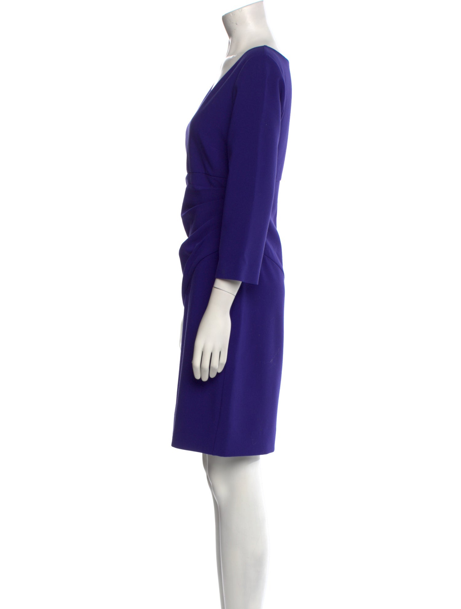 Diane von Furstenberg V-Neck Knee-Length Dress