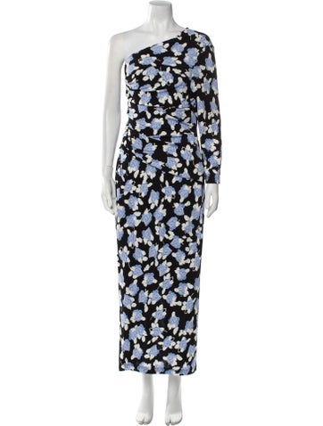 Diane von Furstenberg Dresses Floral Print Long Dress XL