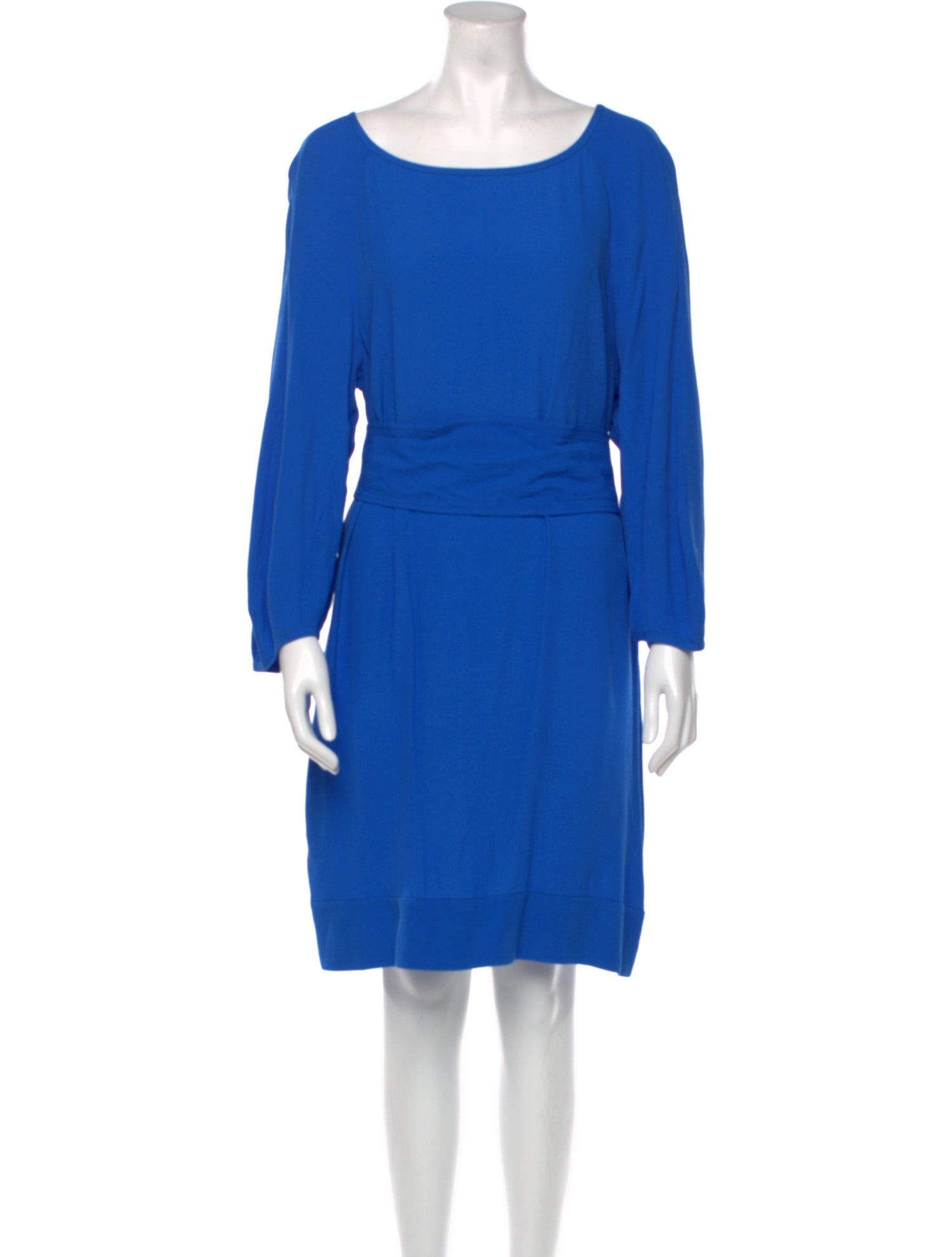 Diane von Furstenberg Bateau Neckline Mini Dress