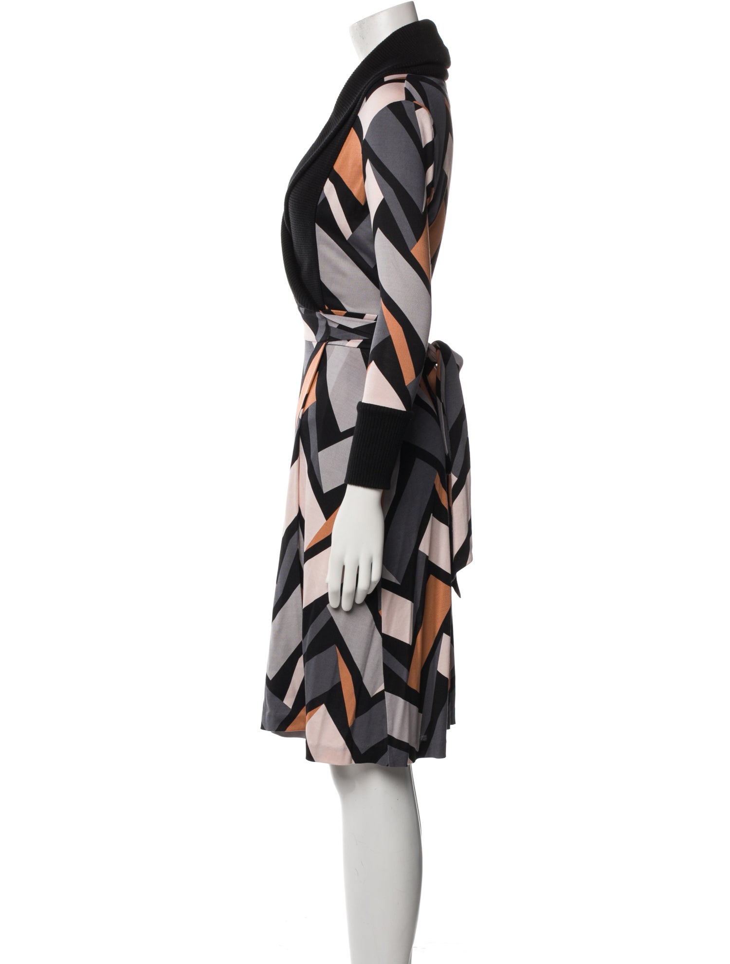 Diane von Furstenberg Silk Printed Robe