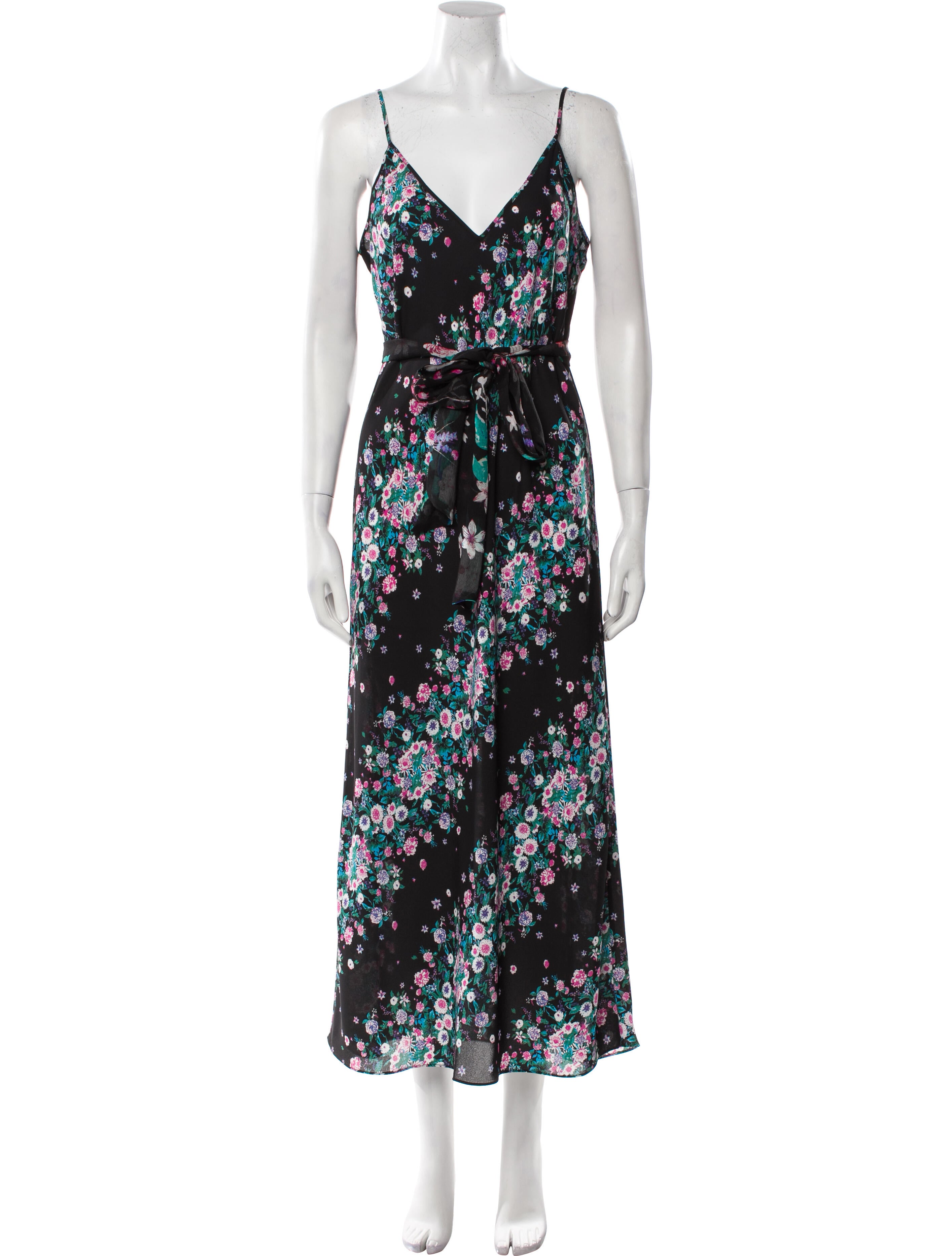 Diane von Furstenberg Floral Print Long Dress