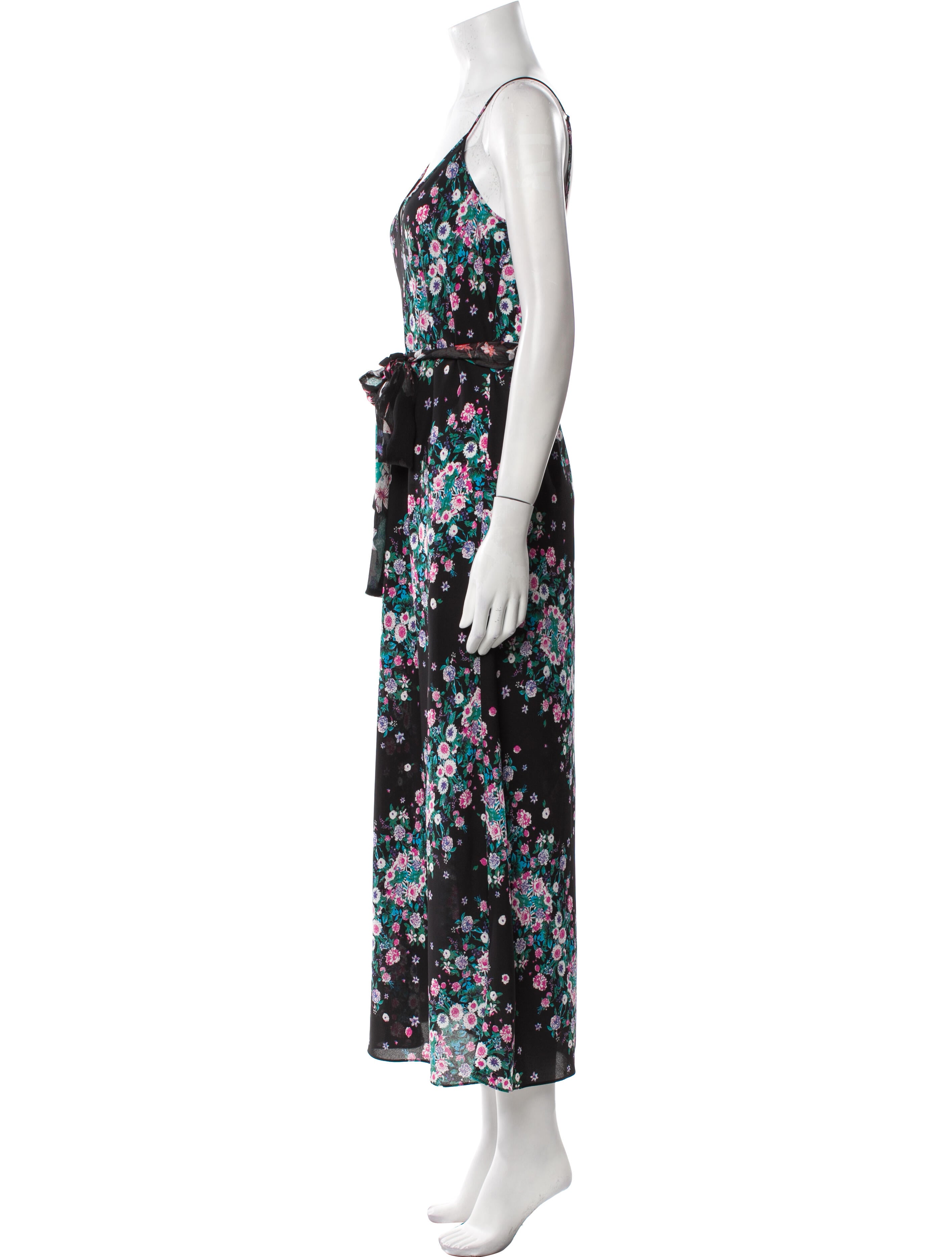 Diane von Furstenberg Floral Print Long Dress