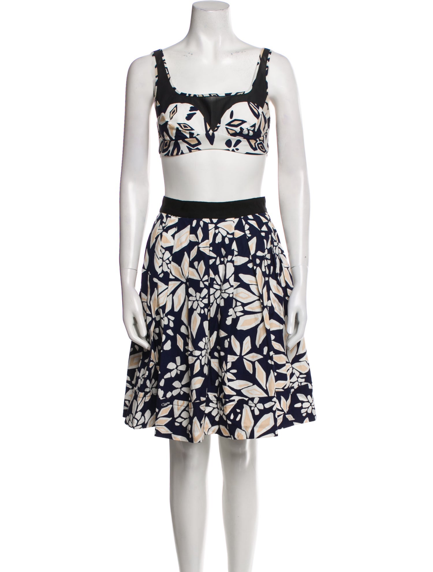 Diane von Furstenberg Printed Skirt Set
