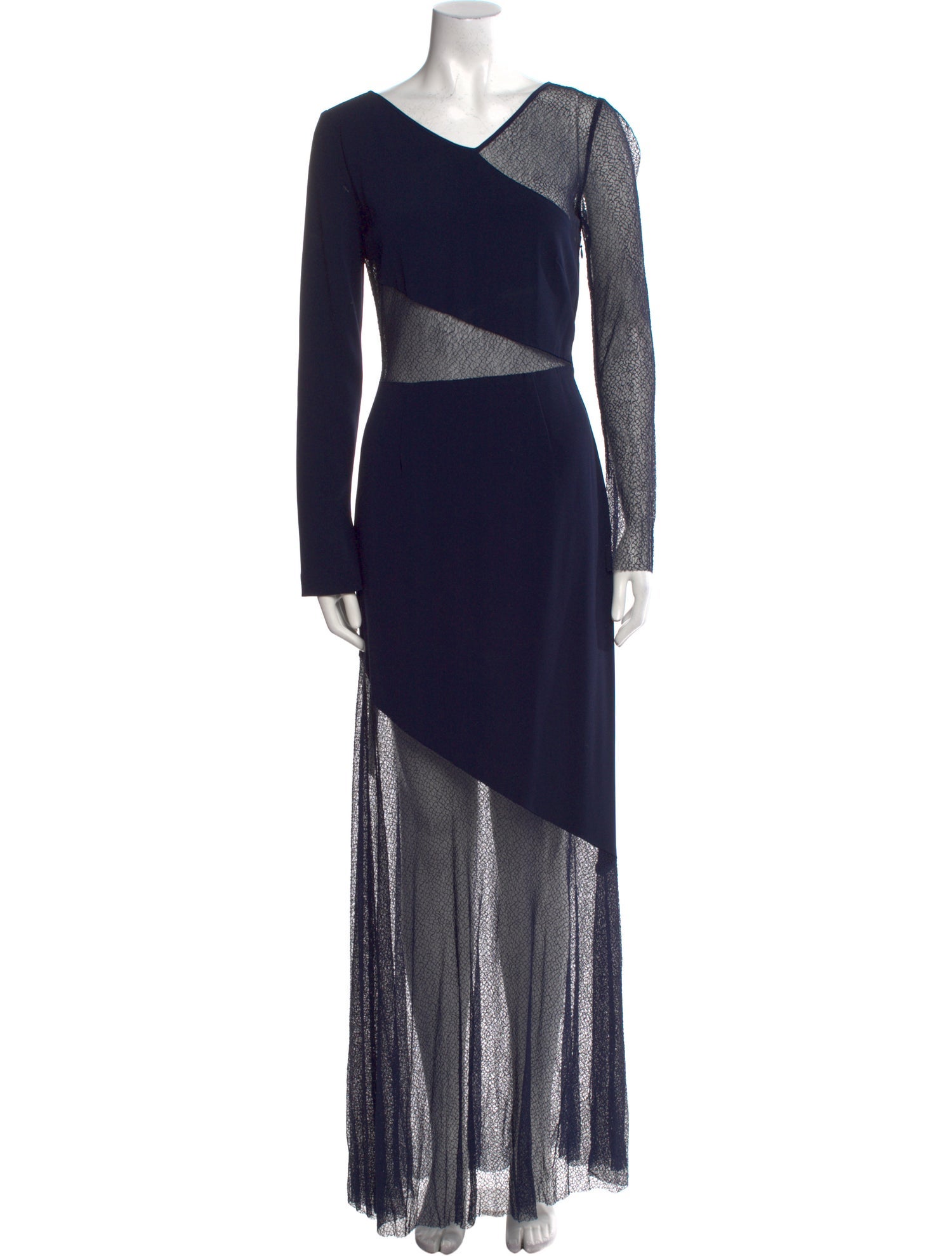 Diane von Furstenberg V-Neck Long Dress