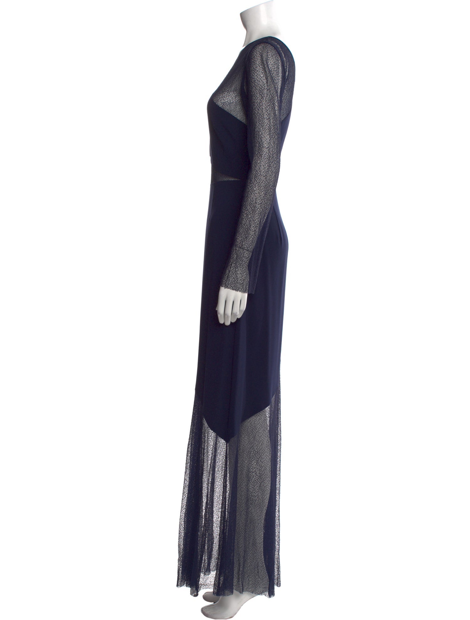 Diane von Furstenberg V-Neck Long Dress