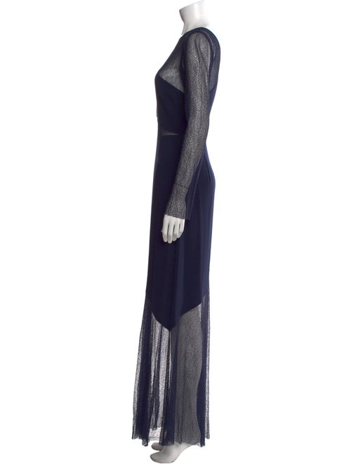 Diane von Furstenberg V-Neck Long Dress