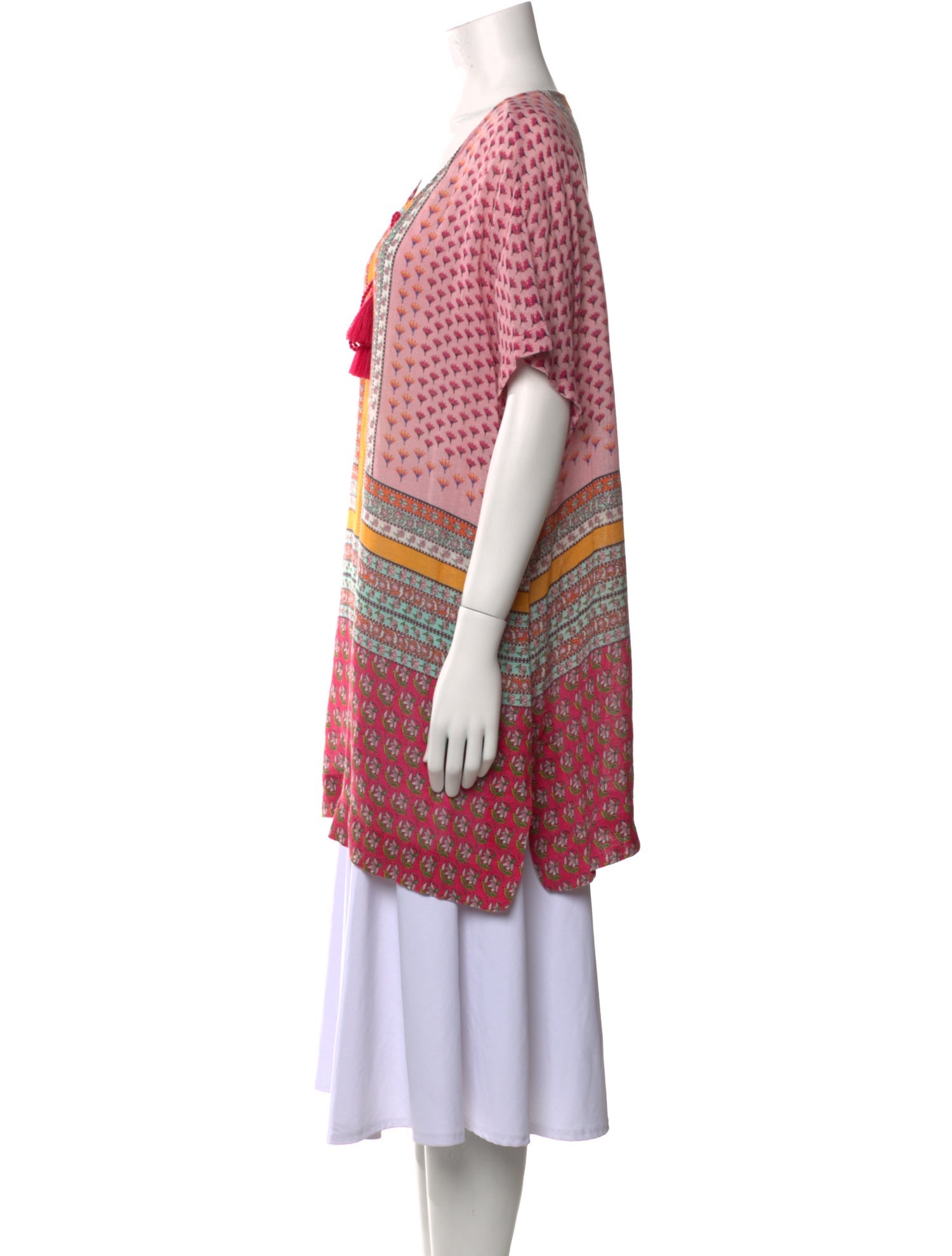 Diane von Furstenberg Linen Printed Tunic