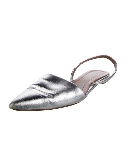 Diane von Furstenberg Leather Slingback Flats